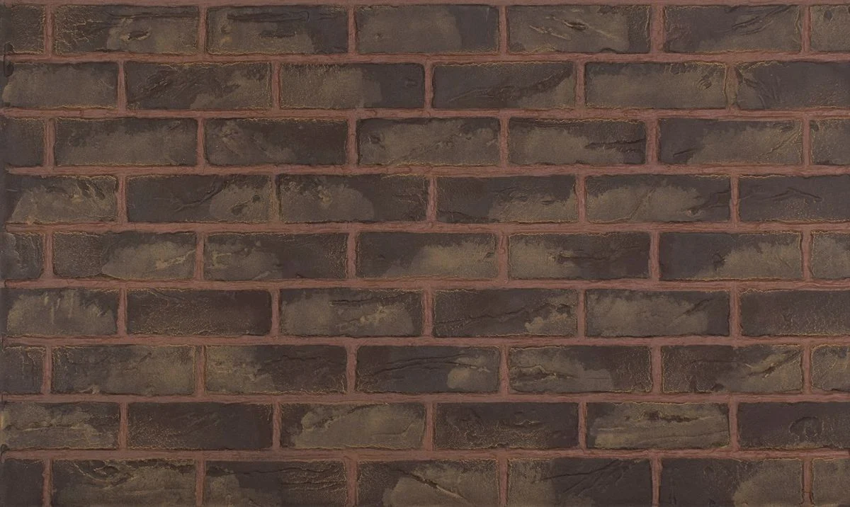 Enhance A Fire 36" x 22" 2-Piece Vintage Basket Clinker Horizontal Premium Fiber Brick Panels for Gas Fireplaces and Gas Log Conversions