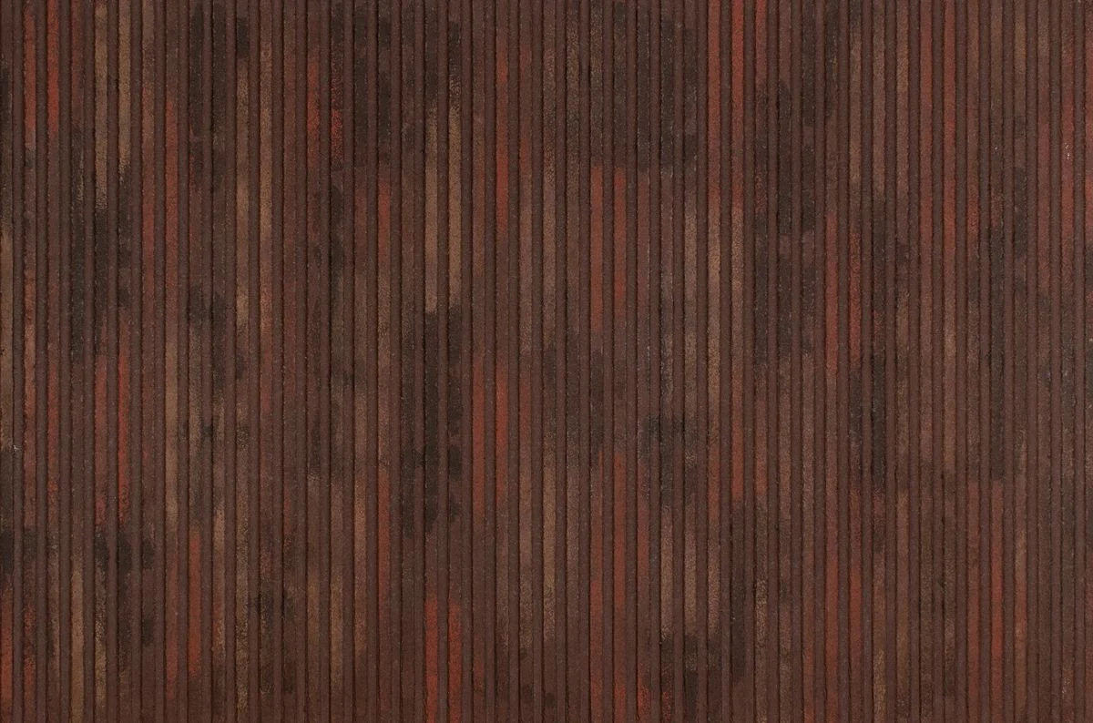 Enhance A Fire 36" x 25" 2-Piece Russet Flute Architectural Fiber Panels for Gas Fireplaces and Gas Log Conversions
