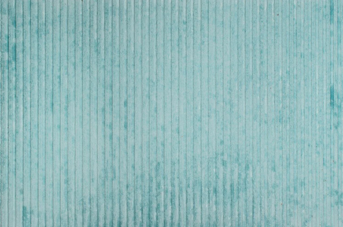 Enhance A Fire 36" x 25" 2-Piece Turquoise Flute Architectural Fiber Panels for Gas Fireplaces and Gas Log Conversions