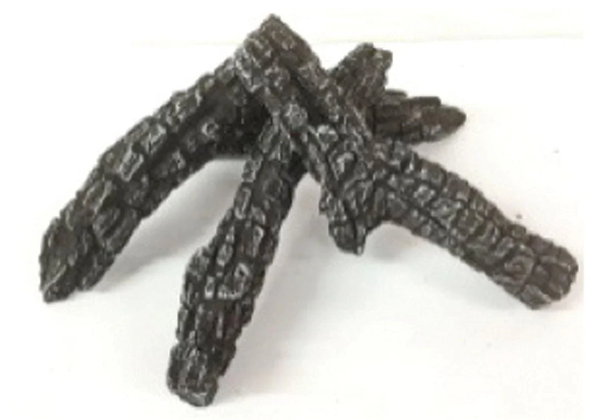 Enhance A Fire 9-11" 3-Piece Char Burncrete Twigs for Gas Fireplace, Electric Fireplace and Outdoor Gas Firepit