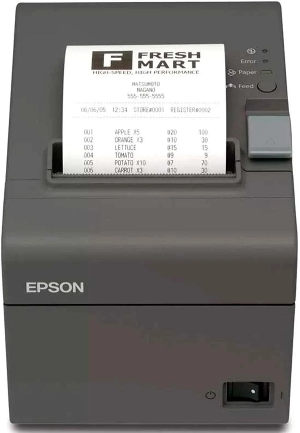 Epson TM-T20II Direct Thermal Printer USB – Monochrome – Desktop – Receipt Print C31CD52062