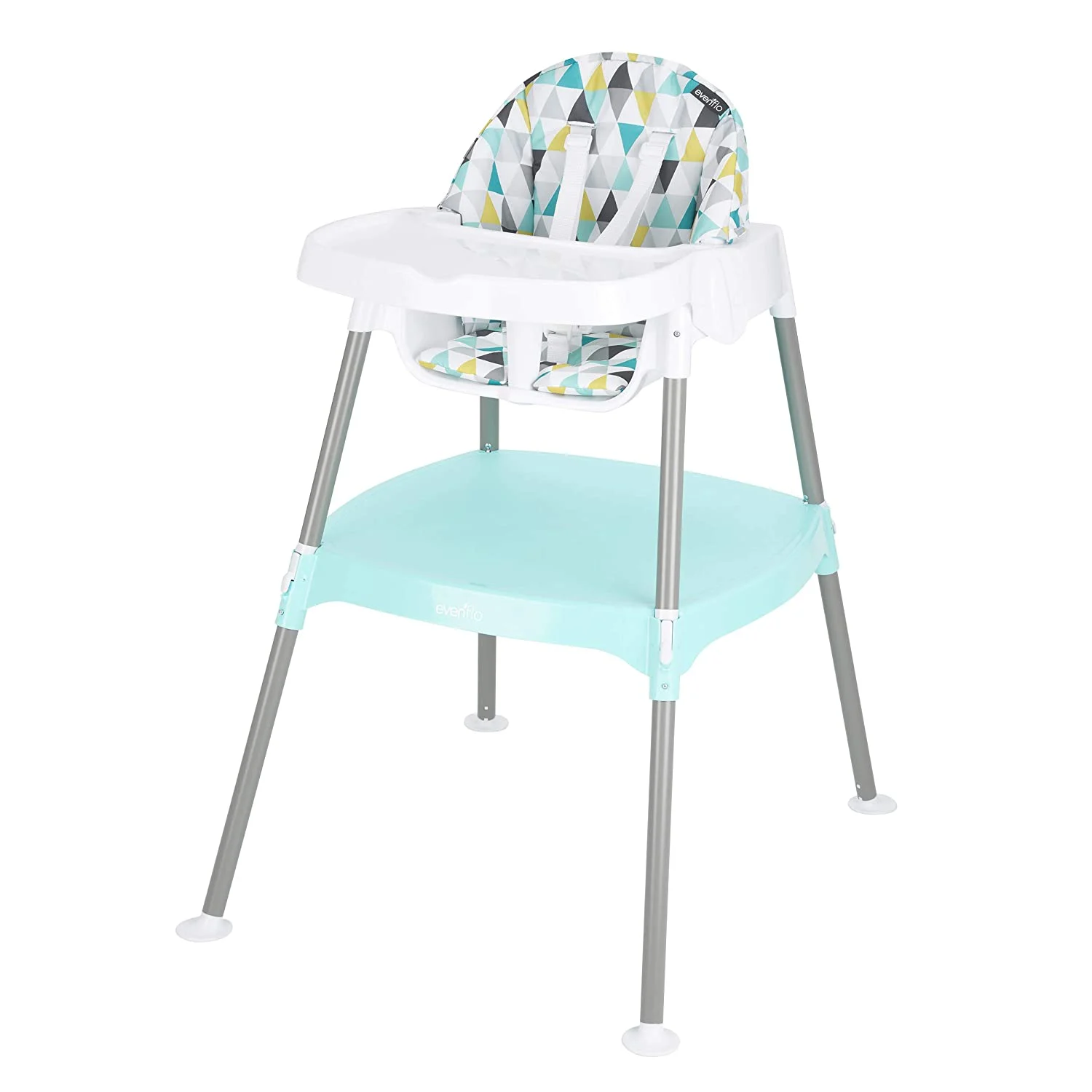 Evenflo 4-in-1 Eat & Grow Convertible High Chair – Prism Triangles