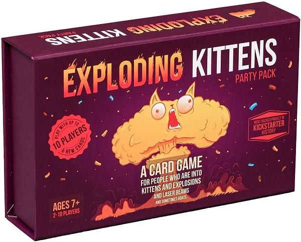 Exploding Kittens Party – A Russian Roulette Card Game, Easy Family Party Games