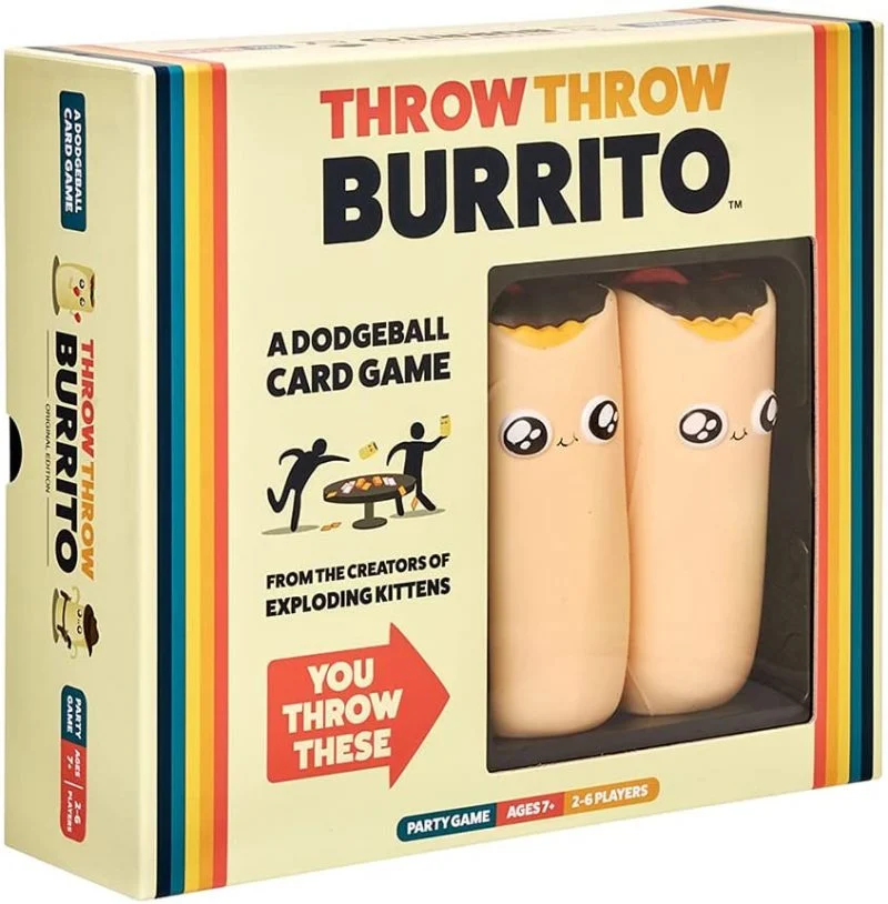Exploding Kittens Throw Throw Burrito – A Dodgeball Card Game 2-6 Players