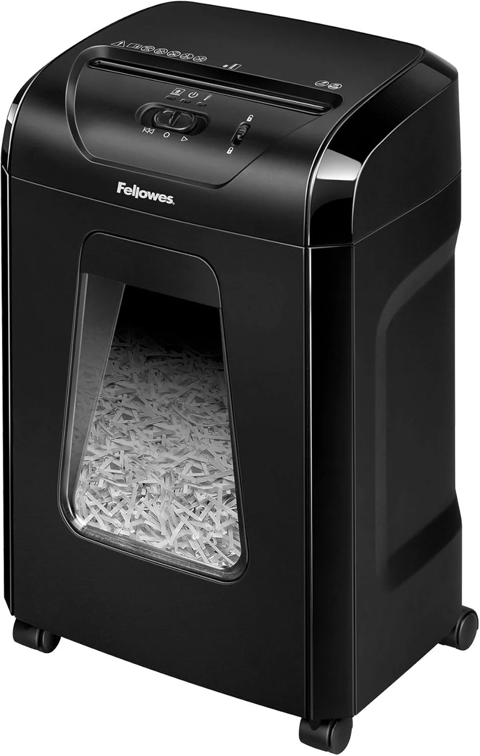Fellowes Powershred 12 Sheet Cross-Cut Paper Home Office Paper Shredder, 19.50″ H x 9.69″ W x 13.44″ D