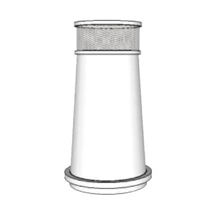 FireRock Essington Matte Black Steel Chimney Pot