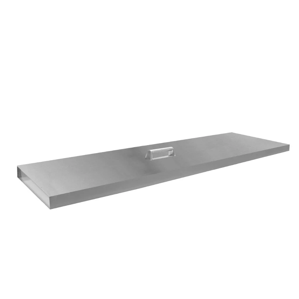 Firegear 33" Stainless Steel Fire Pit Lid With Handle for 30" x 10" Linear Pan