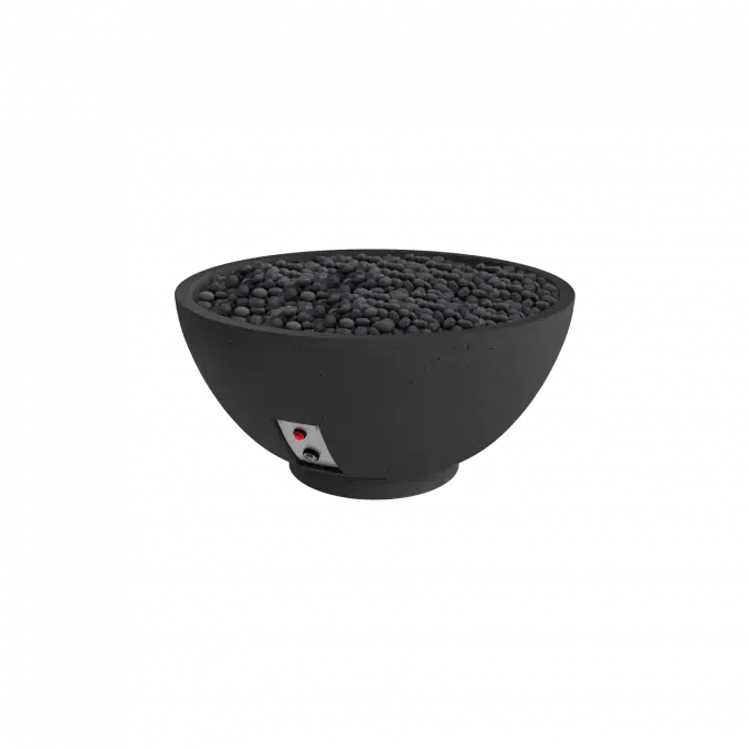 Firegear Sanctuary 2 39" Raven Round GFRC Fire Bowl Only