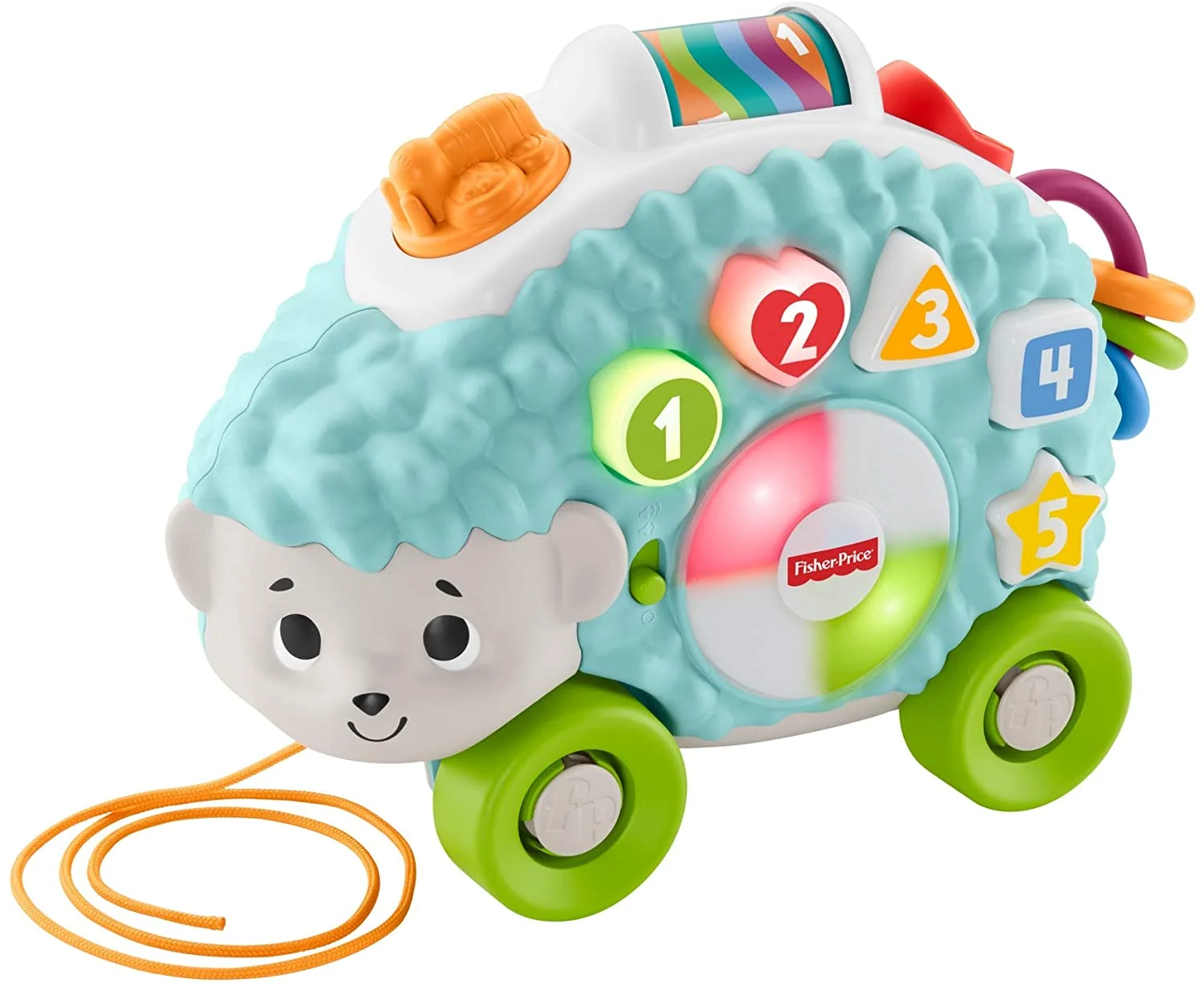 Fisher-Price Linkimals Happy Shapes Hedgehog – Interactive Educational Toy, Multi Color