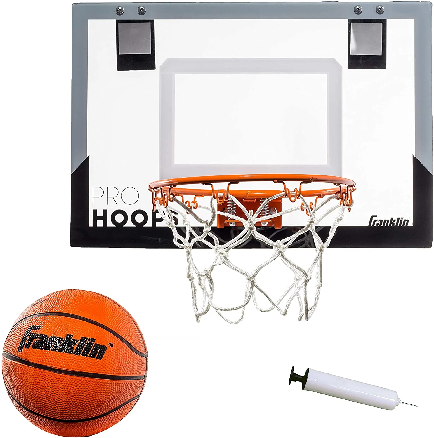 Franklin Sports Over The Door Basketball Hoop, Accessories Included