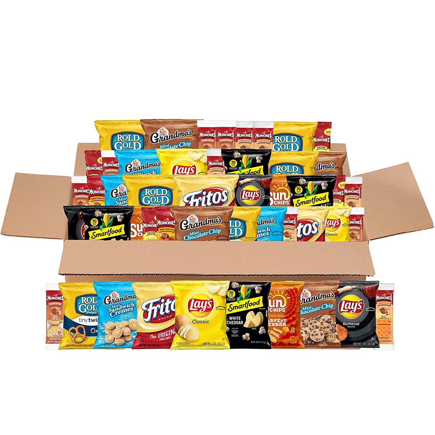 Frito-Lay Sweet & Salty Snacks Variety Box, Mix of Cookies, 50 Sweet & Salty Care Package
