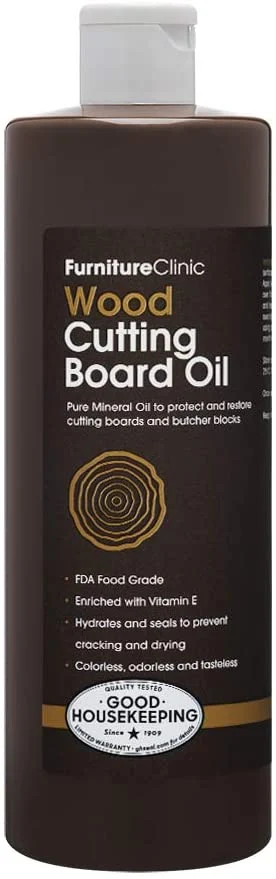 Furniture Clinic Cutting Board Oil | Food Safe Mineral Oil 17 oz