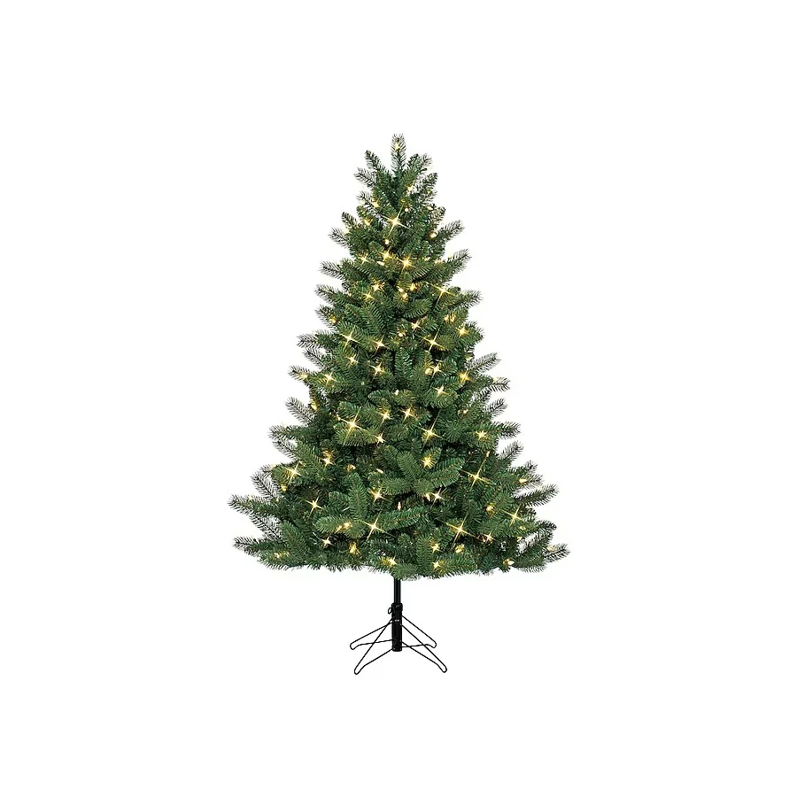 GE 5-ft Colorado Spruce Pre-lit Artificial Christmas Tree with Color Changing LED Lights