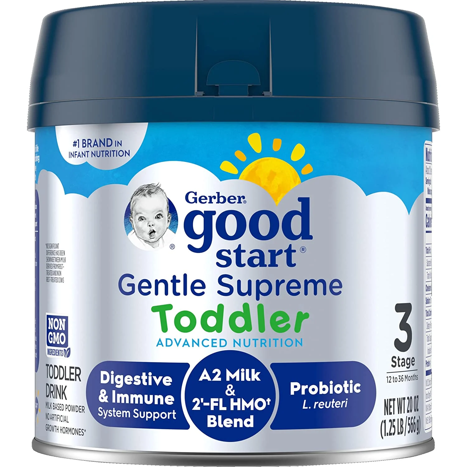 Gerber Good Start Baby Formula Powder, Gentle Supreme, Toddler, Stage 3, 20 Ounce
