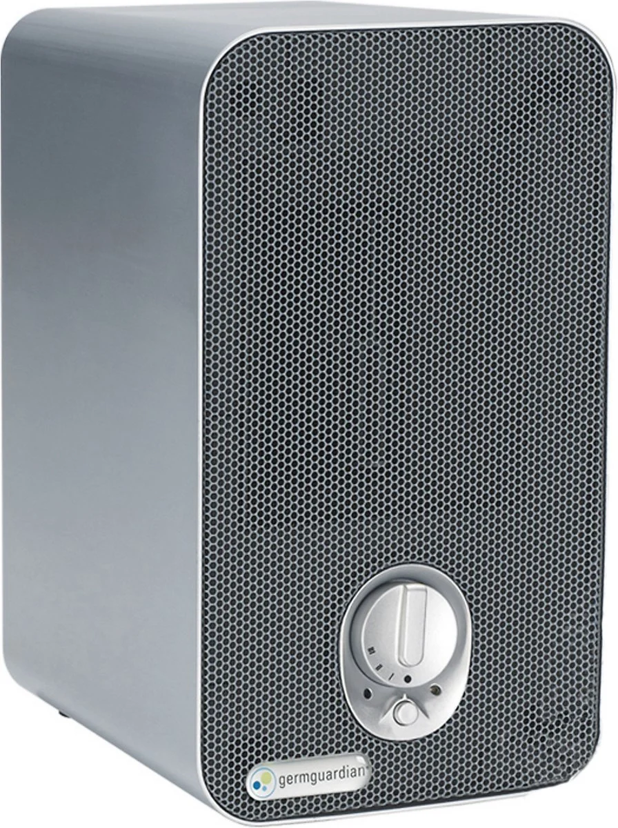 GermGuardian AC4100 3-in-1 Desktop Air Purifier, HEPA Filter, UVC Sanitizer, Home Air Cleaner Traps Allergens for Smoke, Odors, Mold, Dust, Germs, Smokers, Pet Dander, Germ Guardian Room Air Purifier