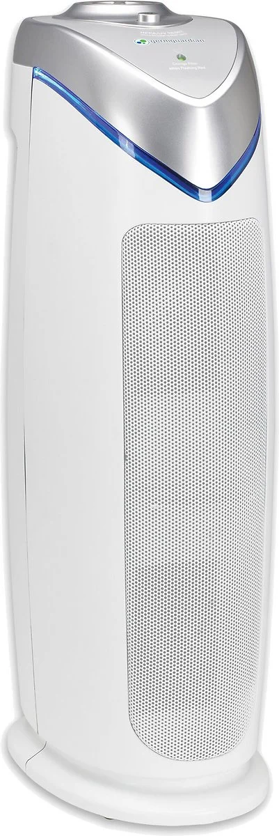 GermGuardian True HEPA Filter Air Purifier for Home, Office, Bedrooms, Filters Allergies, Pollen, Smoke, Dust, Pet Dander, UV-C Sanitizer Eliminates Germs, Mold, Odors, Quiet 22 inch 3-in-1 AC4825W