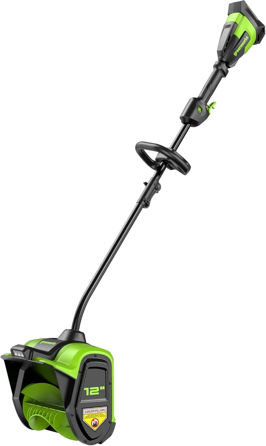 Greenworks 40V 12″ Brushless Cordless Snow Shovel with LED Light, Tool Only