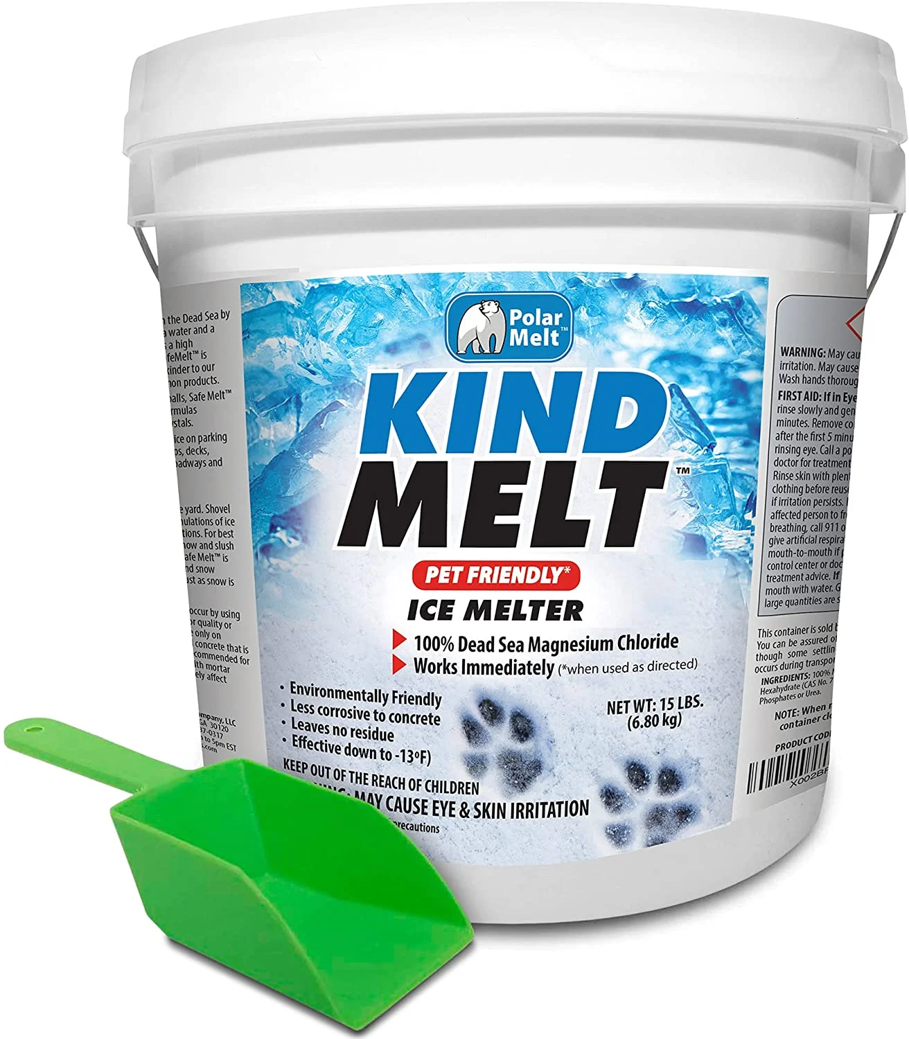 HARRIS Kind Melt Pet Friendly Ice Melt,  Snow Removal Snow and Ice, 15lb