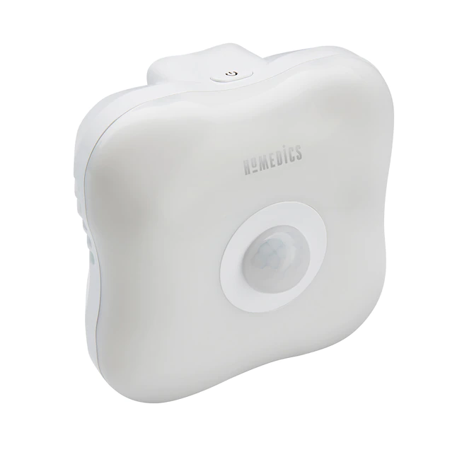 HOMEDICS TotalClean Personal UV-C Air Sanitizer 1-Speed (Covers: 22-sq ft) Ionic White Non-HEPA and Uv Air Purifier