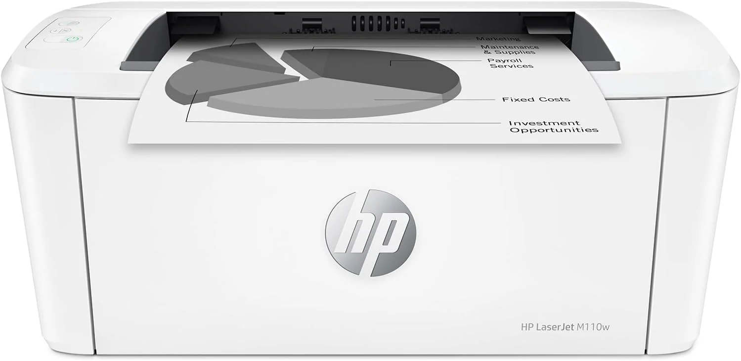 HP LaserJet M110w Wireless Black & White Printer, Print, Fast speeds, Easy setup, Mobile printing, Best-for-small teams