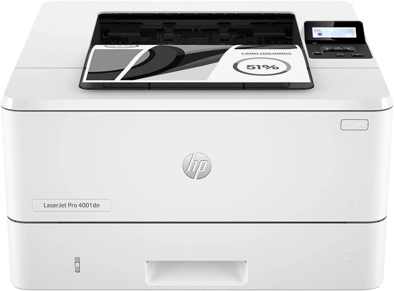 HP LaserJet Pro 4001dn Black & White Printer, Print, Fast speeds, Easy setup, Mobile printing, Advanced security, Best-for-small teams, Ethernet/USB only