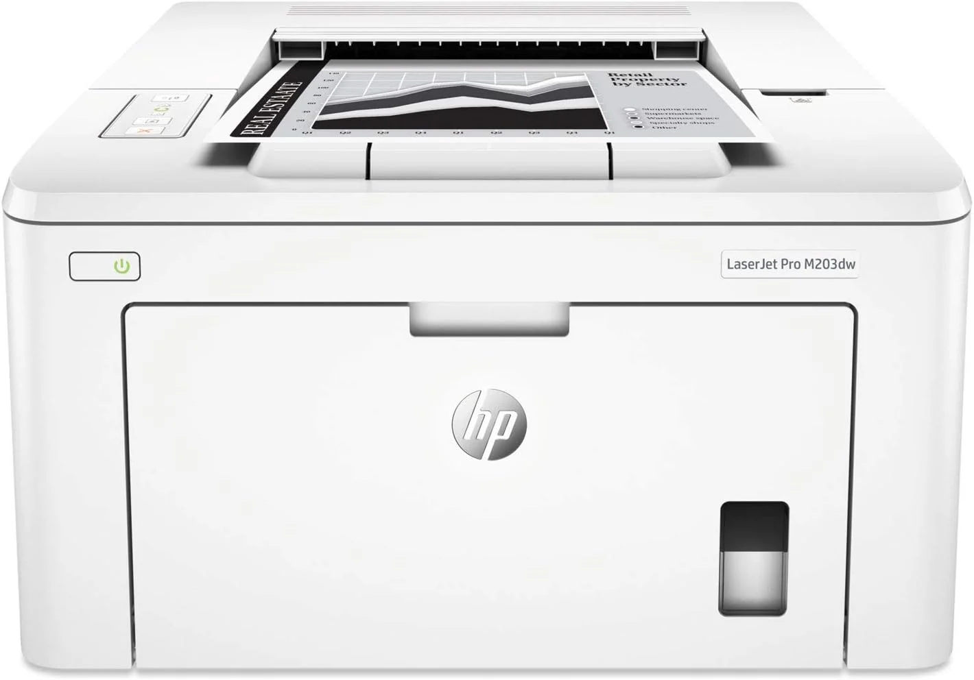HP LaserJet Pro M203dw Wireless Monochrome Printer with built-in Ethernet & 2-sided printing, works with Alexa (G3Q47A)