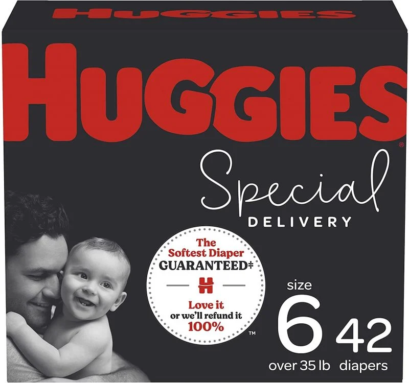 HUGGIES Hypoallergenic Baby Diapers, Special Delivery, Softest Diaper