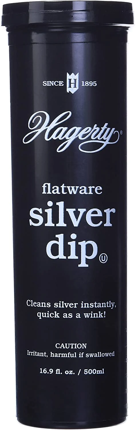 Hagerty 17245 Flatware Silver Dip, 16.9 fl.Oz, Black