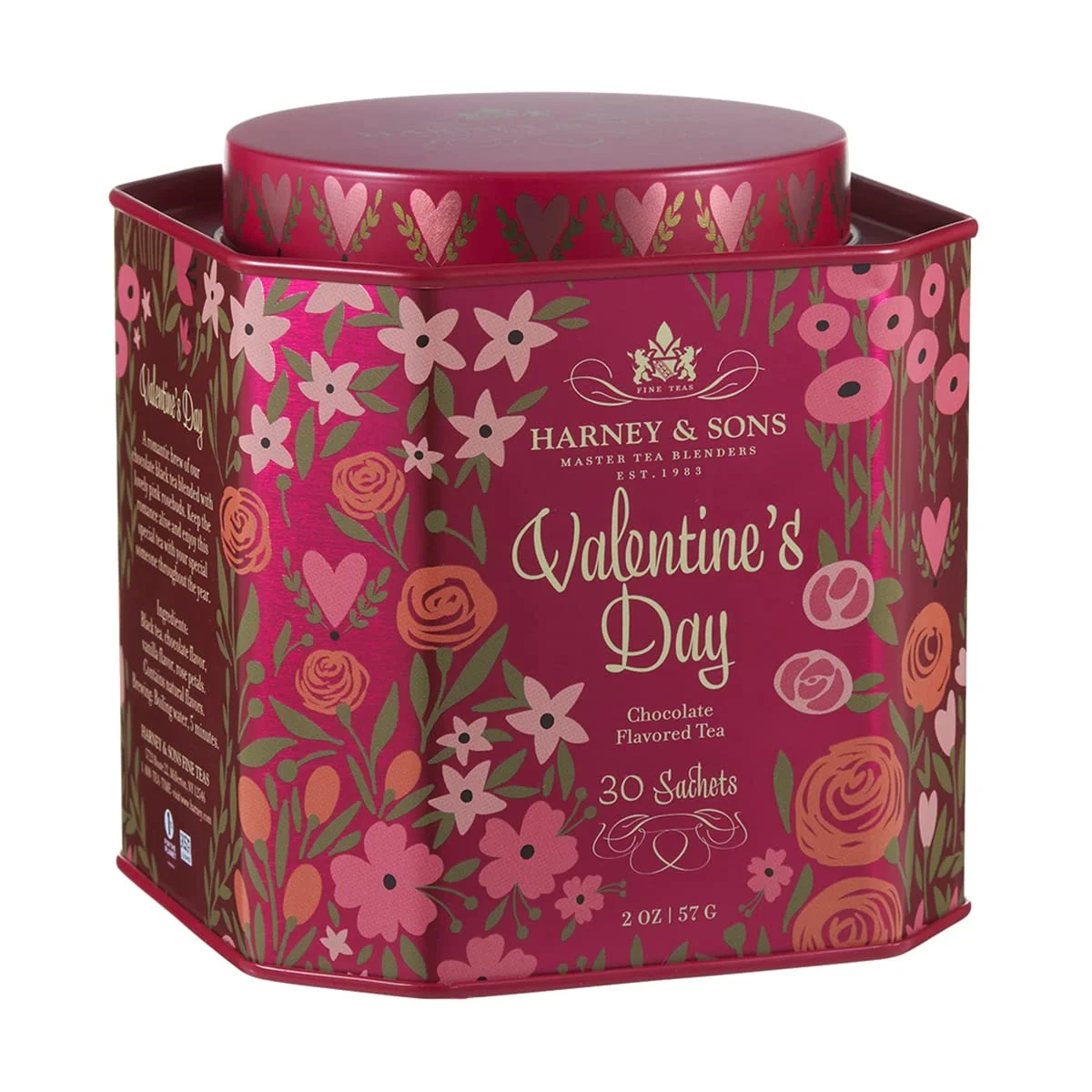 Harney & Sons Valentine’s Day Tea, Tin of 30 Sachets