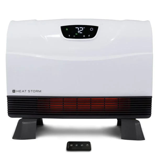 HeatStorm HS-1500-PHX Phoenix Infrared Wall Heater White