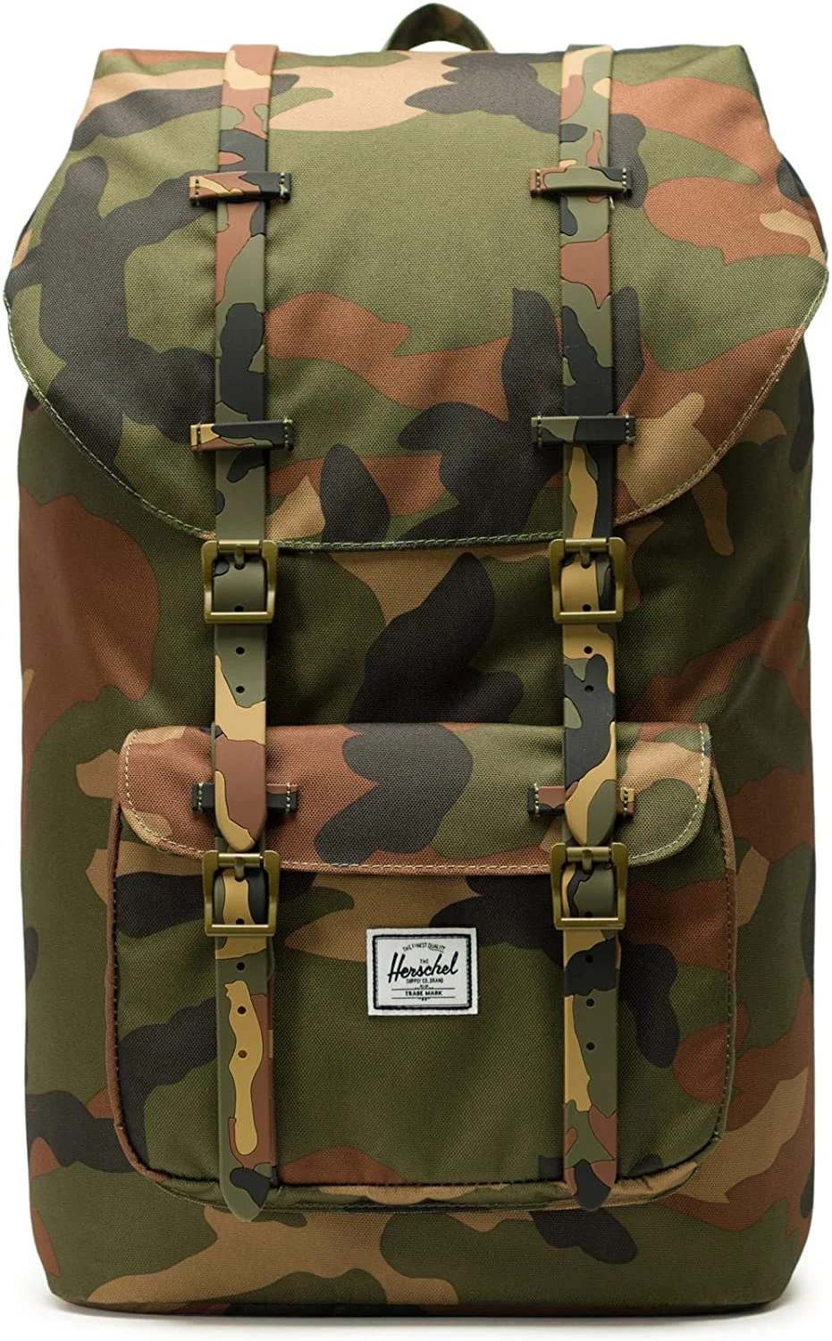 Herschel Little America Laptop Backpack, Woodland Camo/Woodland Camo, Classic 25.0L