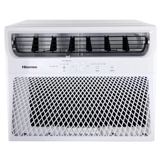 Hisense Large Room Window Air Conditioner with Heater, Remote Included ( 230-Volt , 11500-BTU )