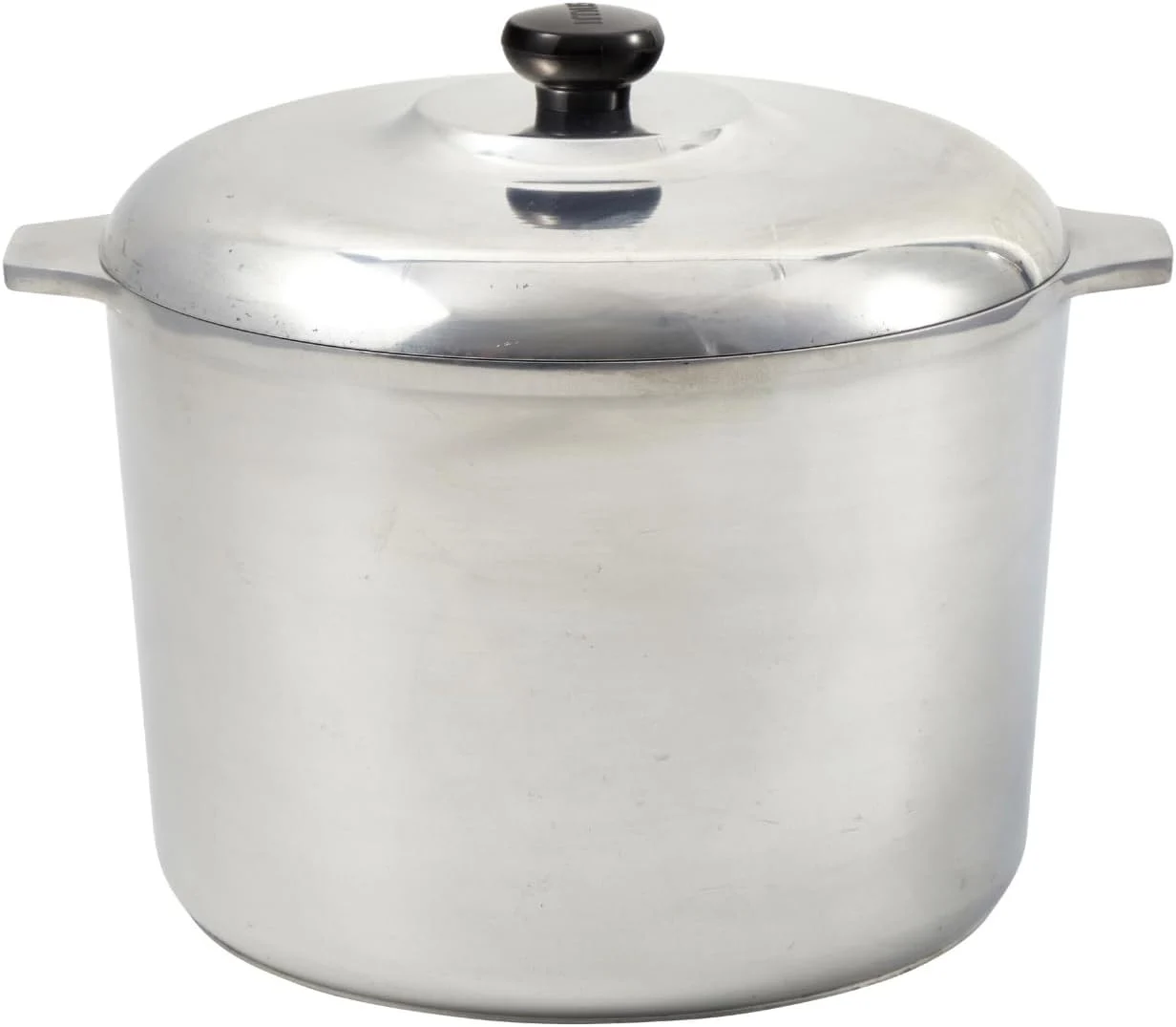 IMUSA USA Heavy Duty Cajun Aluminum Stock Pot 14 Quart, Silver