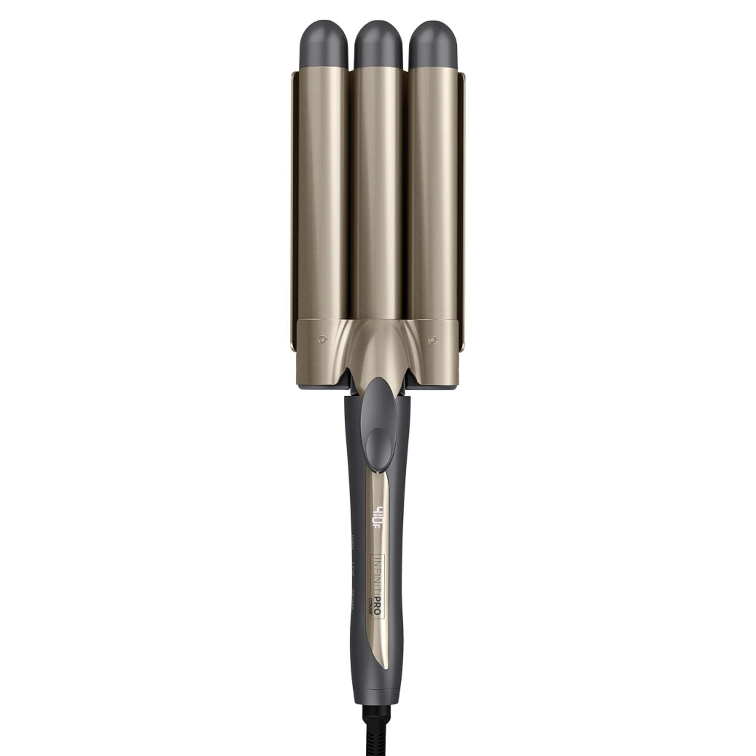 InfinitiPro by Conair Large Triple Barrel Waver, Matallic Grey