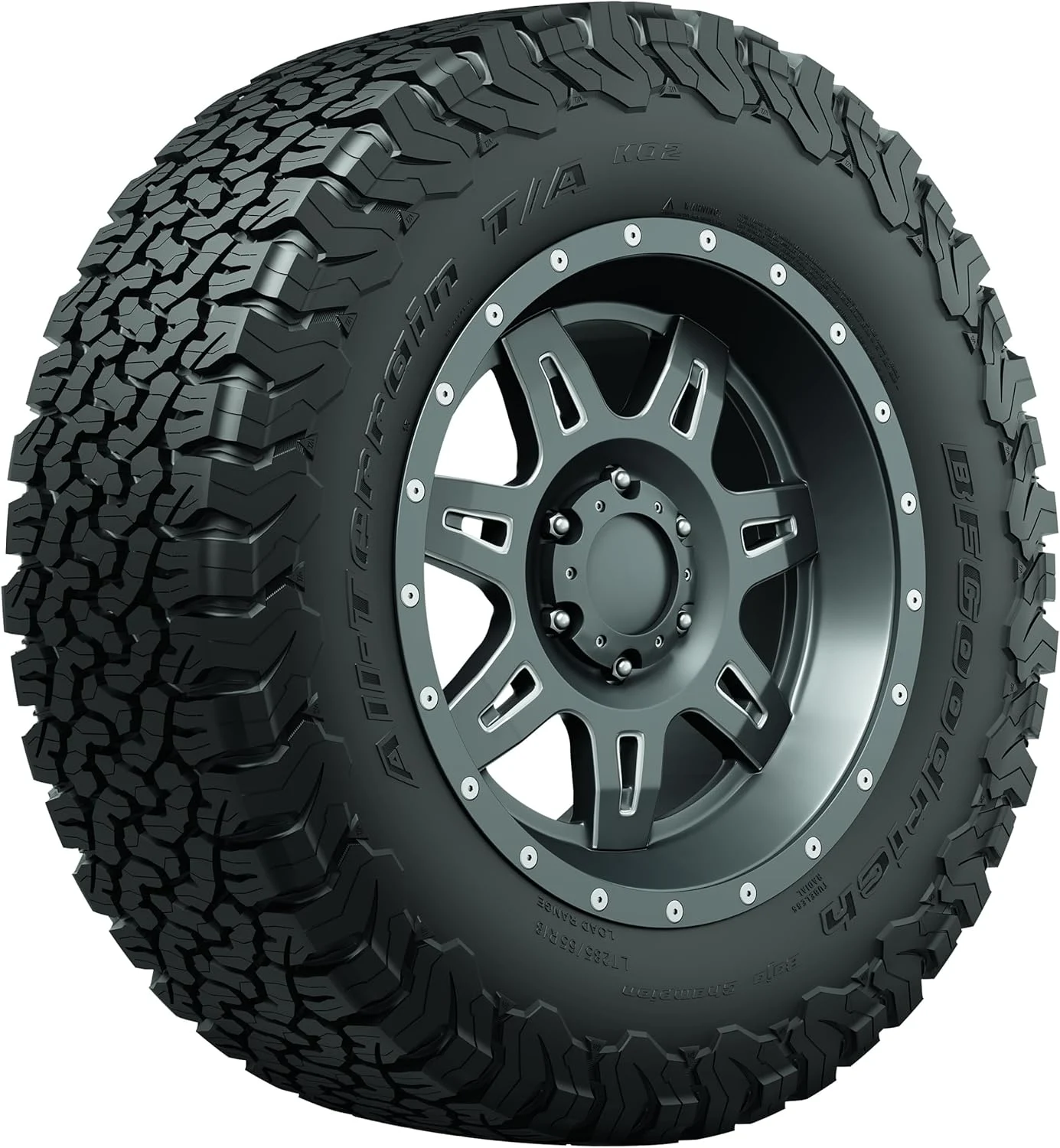 BFGoodrich All Terrain T/A KO2 Radial Car Tire for Light Trucks, SUVs, and Crossovers, LT255/75R17/C 111/108S