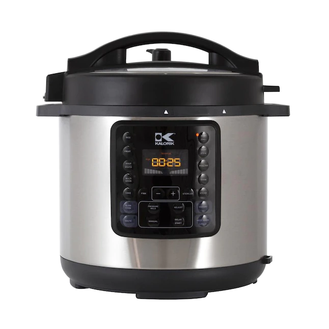 Kalorik EPCK 45026 BK 6-Quart Modern 10-in-1 Multi Programmable Electric Pressure Cooker