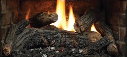 Kingsman Fiber Split Oak Log Set for IDV24 Direct Vent Fireplace Insert