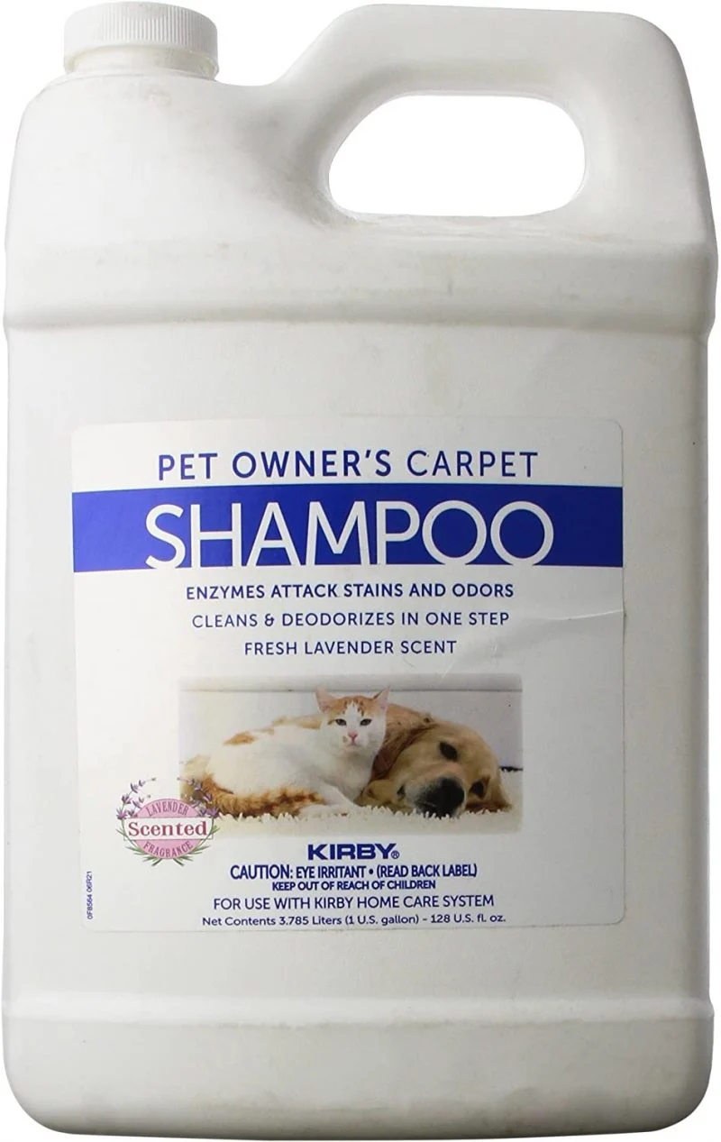 Kirby et Owners Foaming Carpet Shampoo, White, 128 Fl Oz