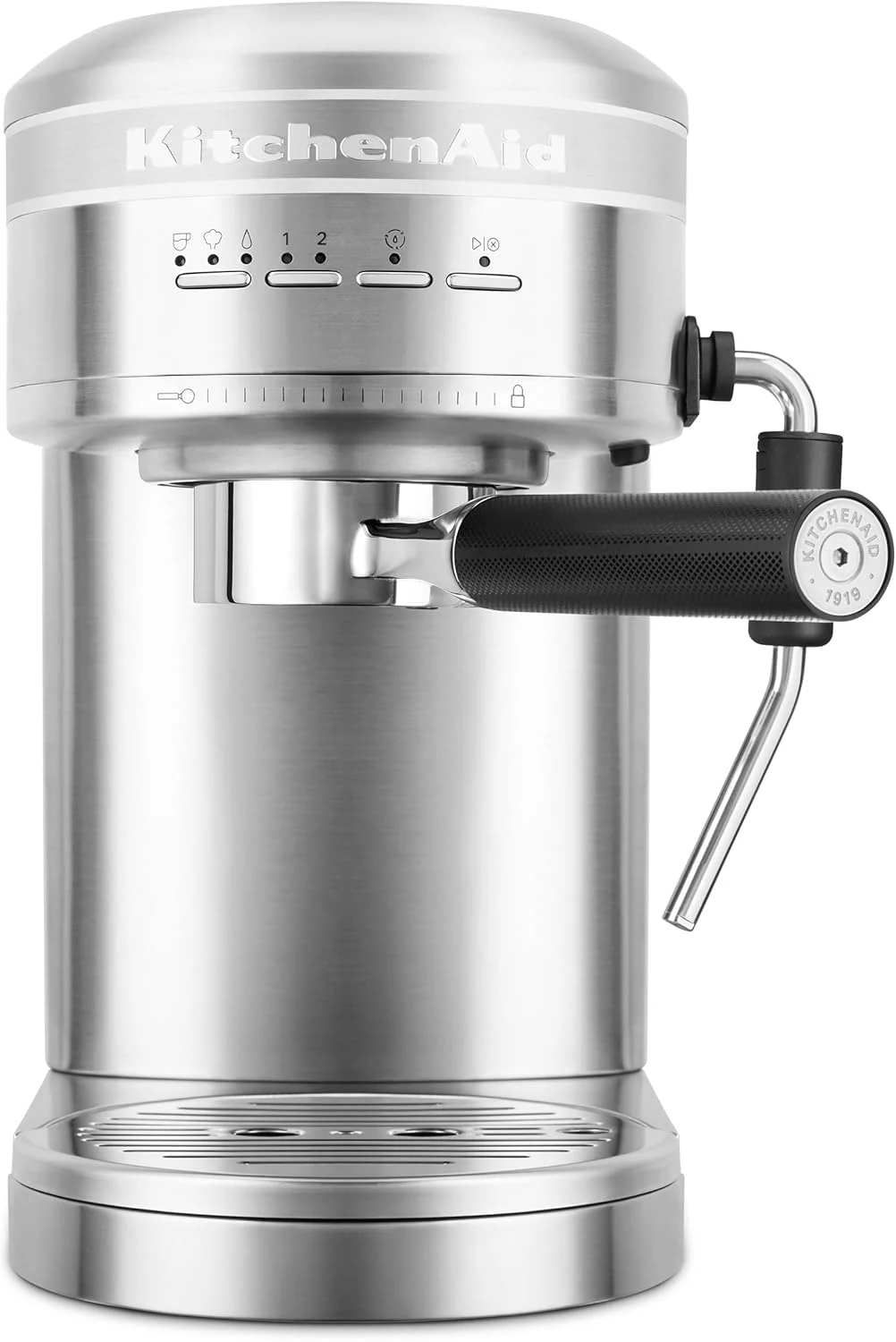 KitchenAid KES6503SX Metal Semi-Automatic Espresso Machine, Brushed Stainless Steel