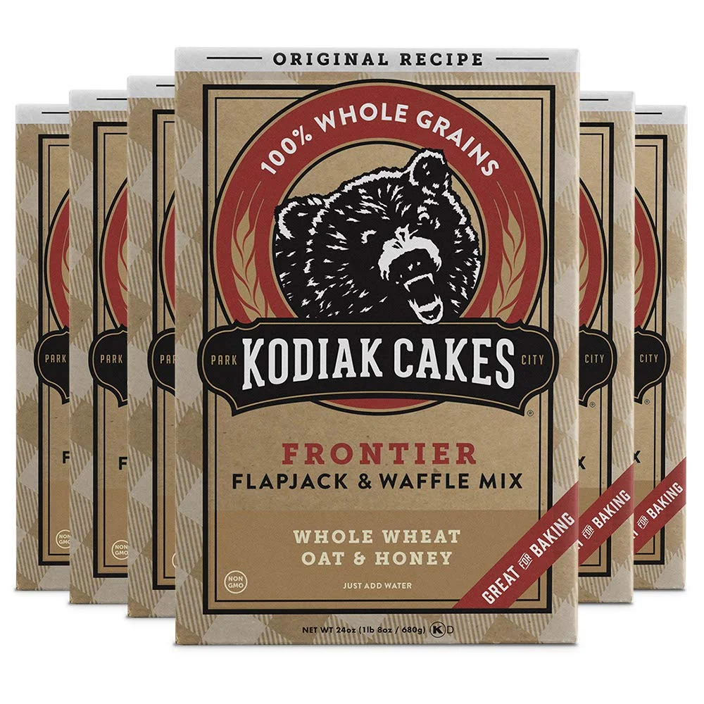 Kodiak Cakes Frontier Pancake Mix, Flapjack and Waffle, Original, 24 Ounce (Pack of 6)