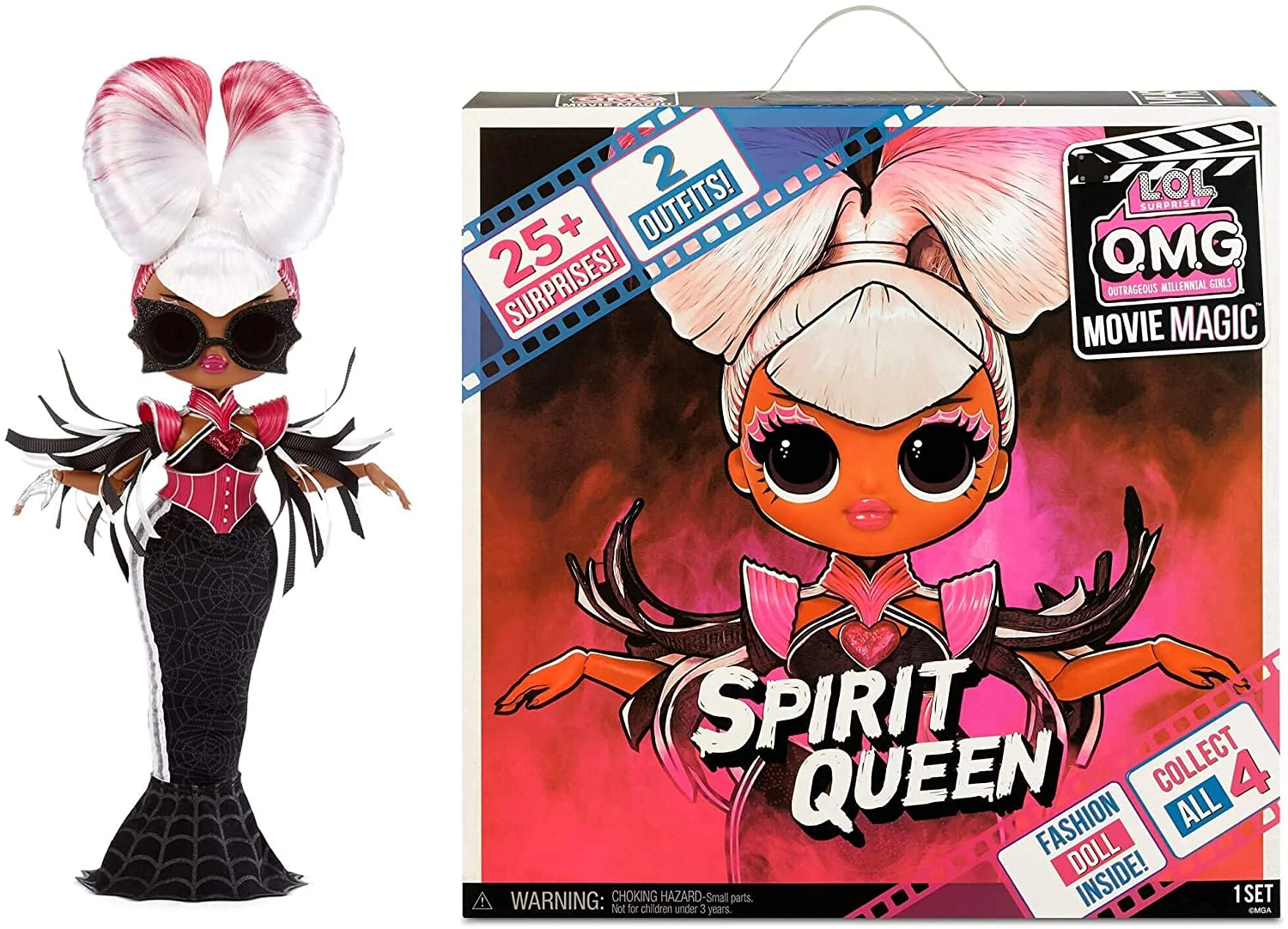 LOL Surprise OMG Movie Magic Spirit Queen Fashion Doll, LOL Surprise Doll