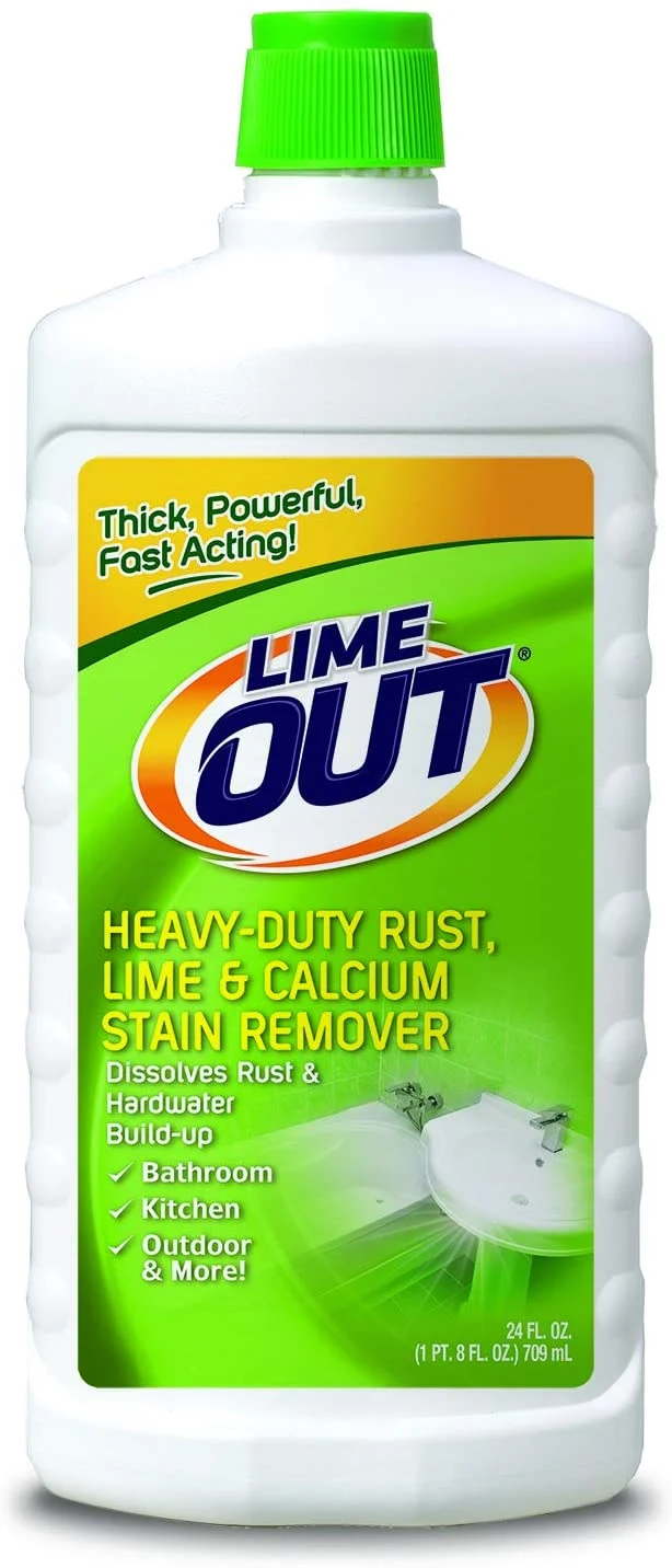 Lime OUT Heavy-Duty Rust, Lime & Calcium Stain Remover, 24 Ounce