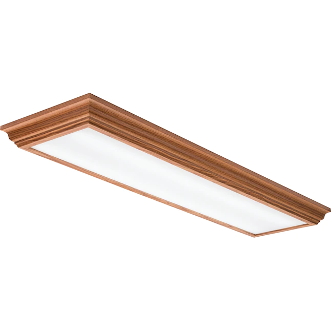 Lithonia Lighting Cambridge 1-Light 48.93-in Oak LED Flush Mount Light ENERGY STAR