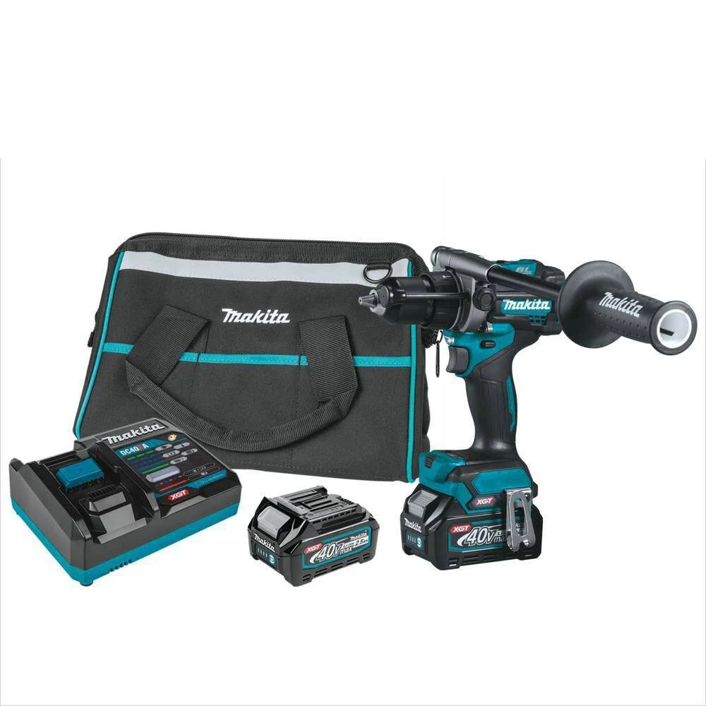 Makita GPH01D 40V Max XGT Brushless Cordless 1/2 in. Hammer Driver-Drill Kit (2.5Ah)