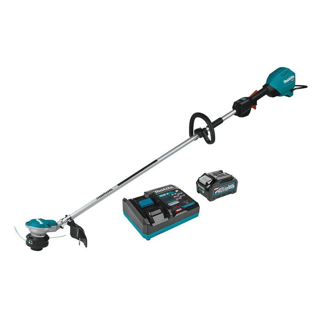Makita GRU01M1 XGT 40V max Brushless Cordless 15 in. String Trimmer Kit (4.0 Ah)