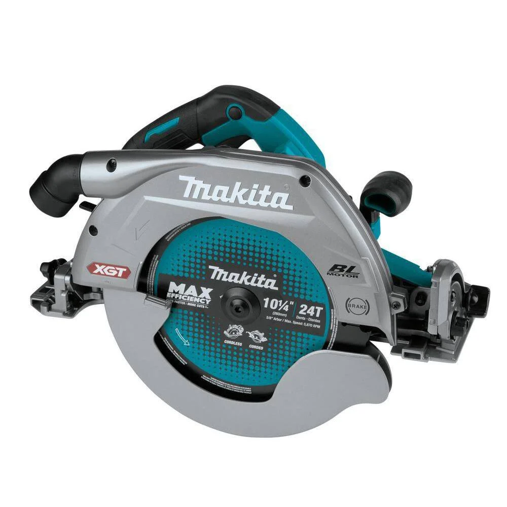 Makita GSH04Z 40V max XGT Brushless Cordless 10-1/4 in. Circular Saw with Guide Rail Compatible Base, AWS Capable (Tool Only)