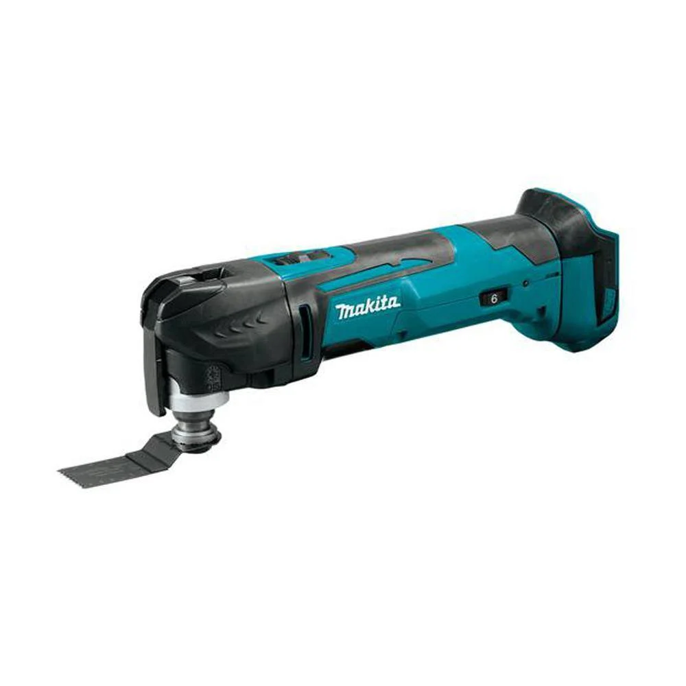 Makita XMT03Z 18V LXT Lithium-Ion Cordless Variable Speed Oscillating Multi-Tool (Tool-Only) With Blade and Accessory Adapters