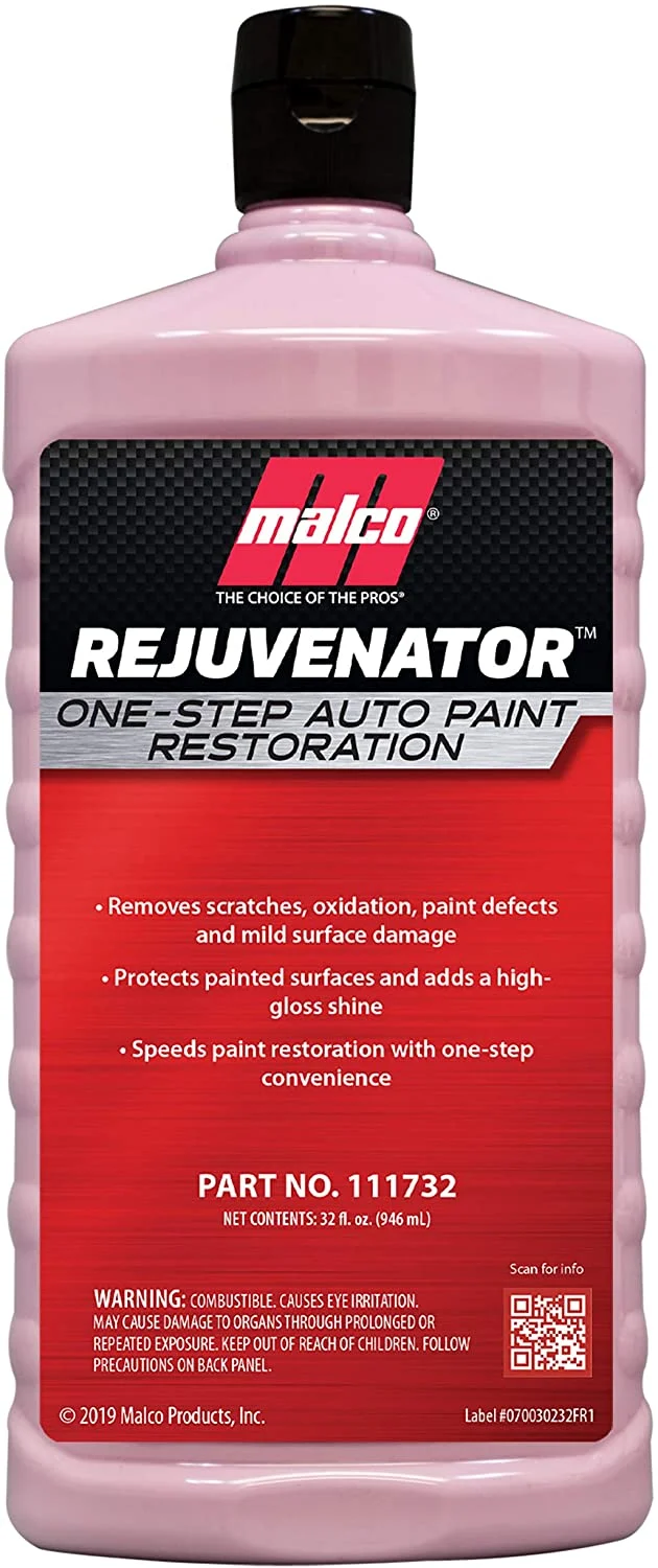 Malco Paint Rejuvenator – One Step Automotive Paint Restoration, Car Polishe, 32 Fl Oz (111732)