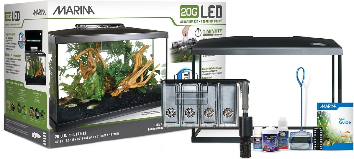 Marina LED Aquarium Kit, 20-gal