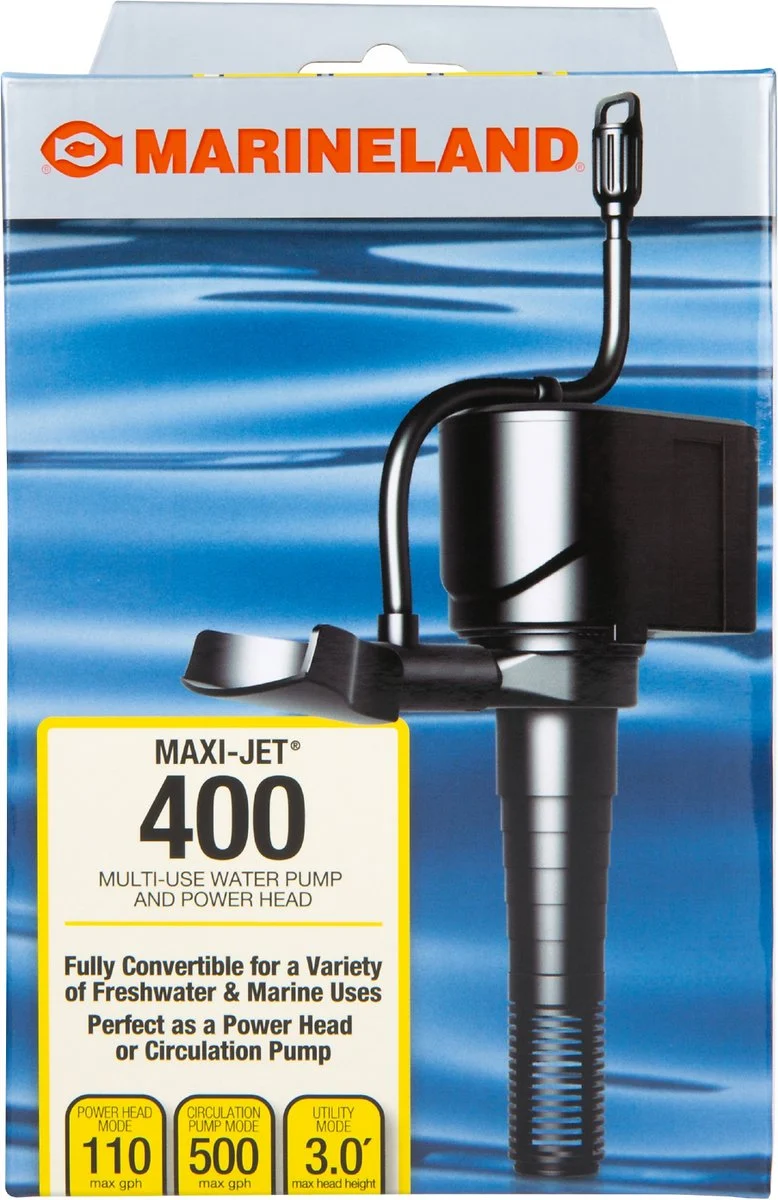 Marineland Maxi-Jet Water & Circulation Pump, Size 400 (110/500 GPH)